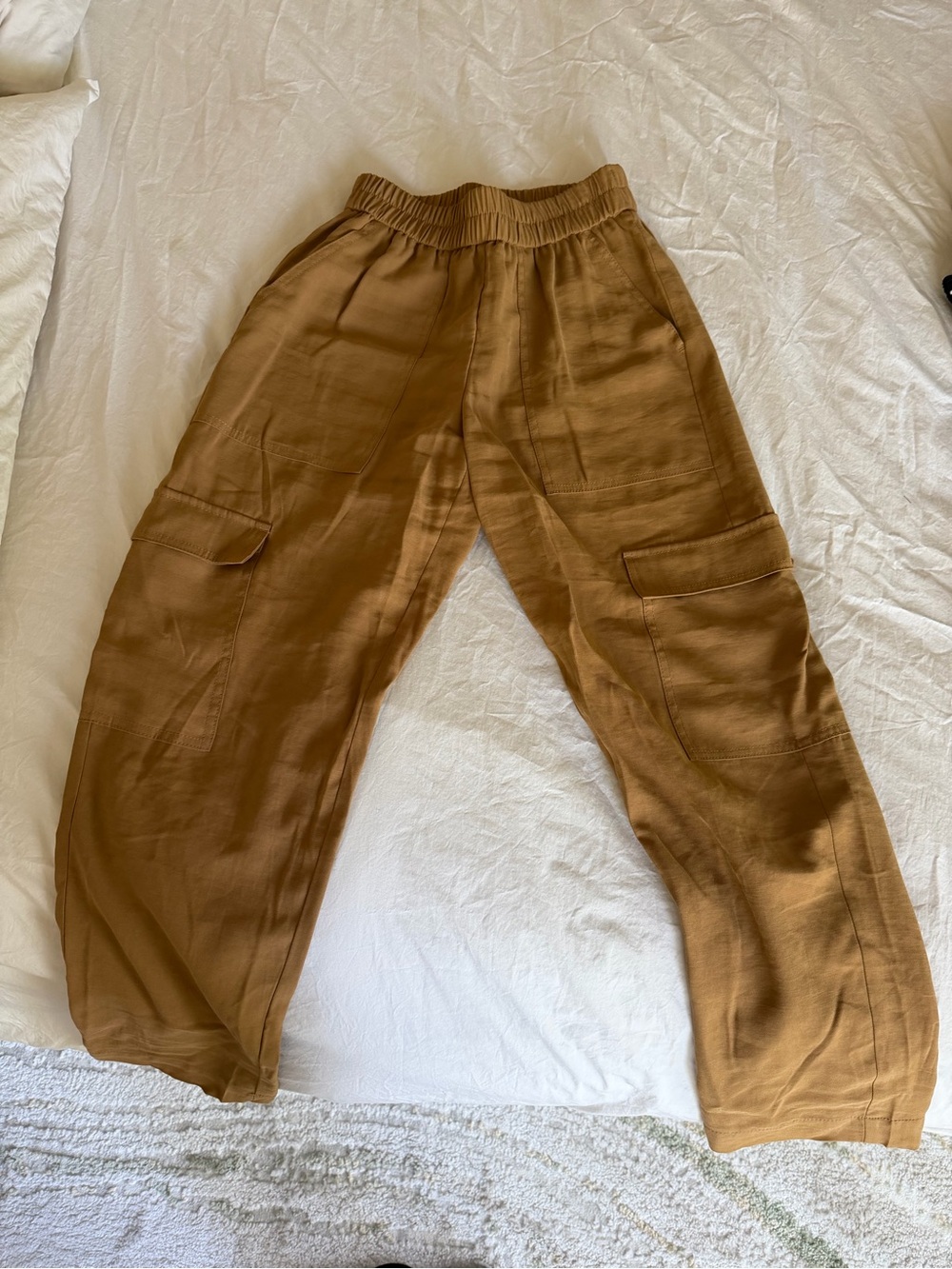 a new day Relaxed Drawstring Pants in Camel Brown